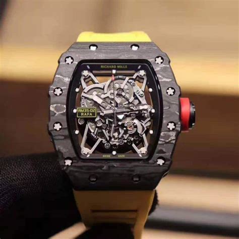 richard mille yellow watch|Richard Mille watches price list.